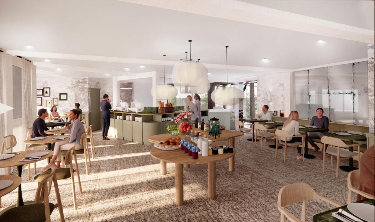Hostellerie Briqueterie & Spa Champagne Vinay  Bagian luar foto The interior of the restaurant