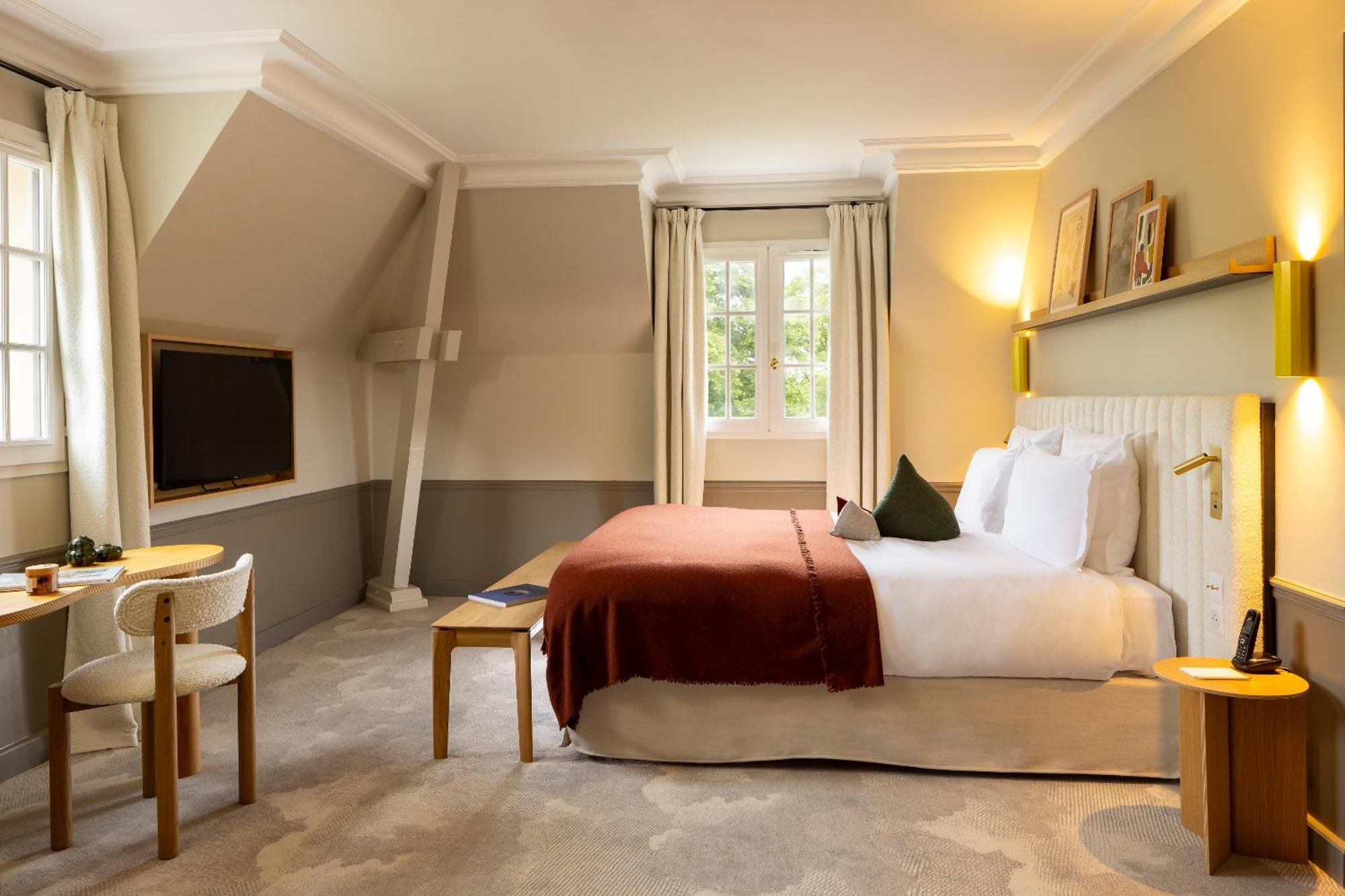 Hostellerie Briqueterie & Spa Champagne Vinay  Bagian luar foto A room at the hotel
